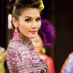 Fashion show designed outfit by Christain Lacroix