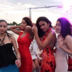 Nice view - sexy girl - boat party