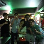 Party in Dubliner Irish Pub