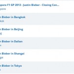 Justin Bieber tour date in bangkok 2013